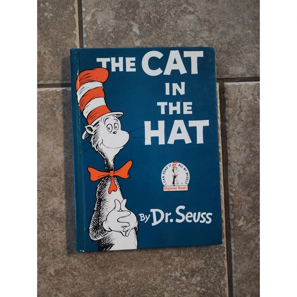 The Cat in the Hat by Dr. Seuss Hardcover Beginner Book 1957 ISBN 9780394800011